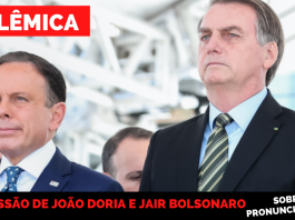 Alfinetadas entre Bolsonaro e Dória