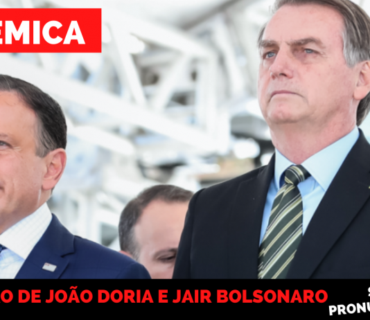 Alfinetadas entre Bolsonaro e Dória