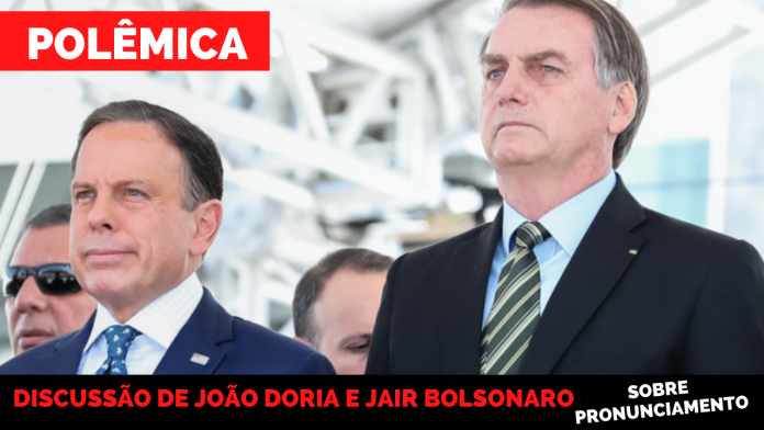 Alfinetadas entre Bolsonaro e Dória