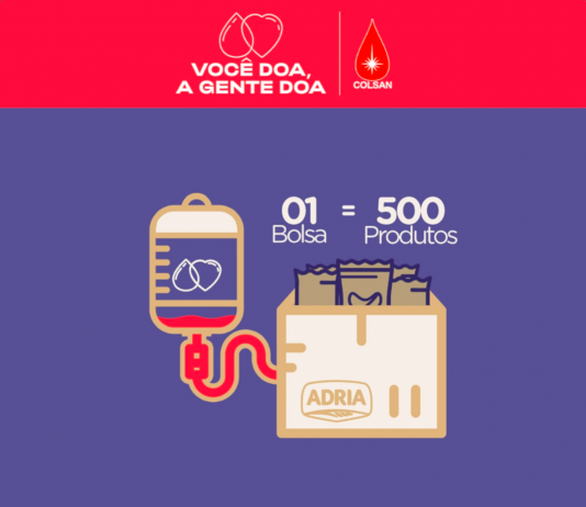Adria lança campanha para estimular doação de sangue durante a crise de Covid-19