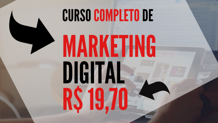 Curso de Marketing completo R$ 19,70 - Somente hoje