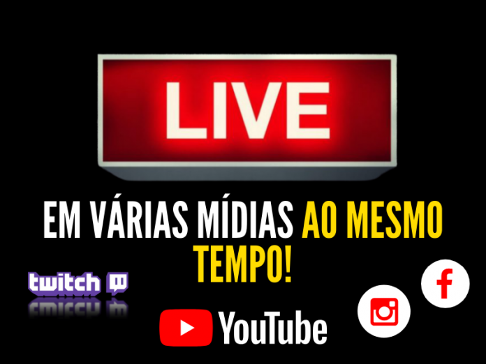 Como transmitir LIVES em várias redes sociais