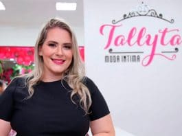 Lingerie de luxo ganha destaque plus size Tallyta Prudencio